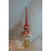 Kerstpiek groot 30 cm rood